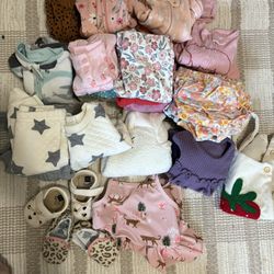 Baby Girl Clothing, Shoes And Diapers 