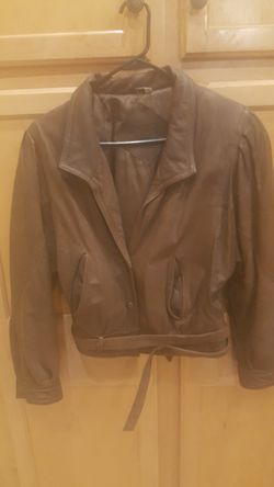 Womans leather jacket