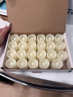 23 mini flameless votives