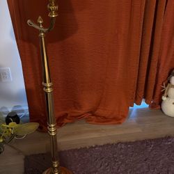 Heavy Antique Brass Lamp 