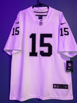 Raiders White Mendoza 15 Jersey