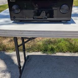 Receiver , Pioneer,  $50. Theater Research ,Sub- Woofer, $60.