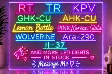 Peptide wall LED lights