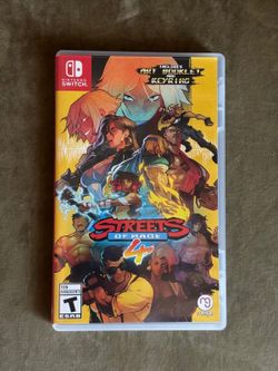 NEW STREETS OF RAGE 4 NINTENDO SWITCH