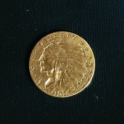 1915 $2.50 Indian Head 4.18 grams