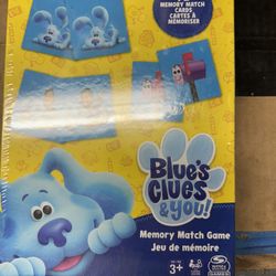 Blue’s Clues 72 Memory Match Cards
