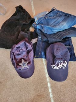 Clothes size 18 women. Jeans, Bermuda, vest, caps
