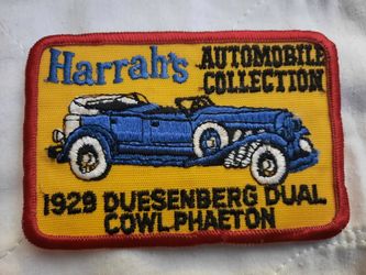 Vintage Harrah's Automobile Collection 1929 Duesenberg Patch 
