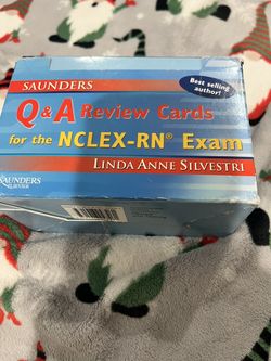 Saunder’’s Q and A Review Cards For The NCLEX RN Exam