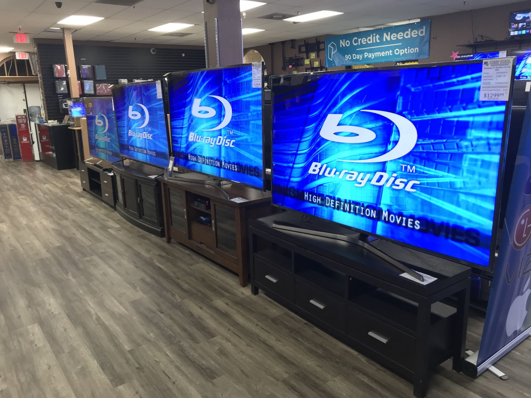 NEW SHIPMENT IN! 75" SAMSUNG 4K LED HDR SMART UN75TU690TF TVs