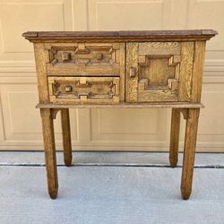 Antique Mission Style Cabinet - Needs Restoration