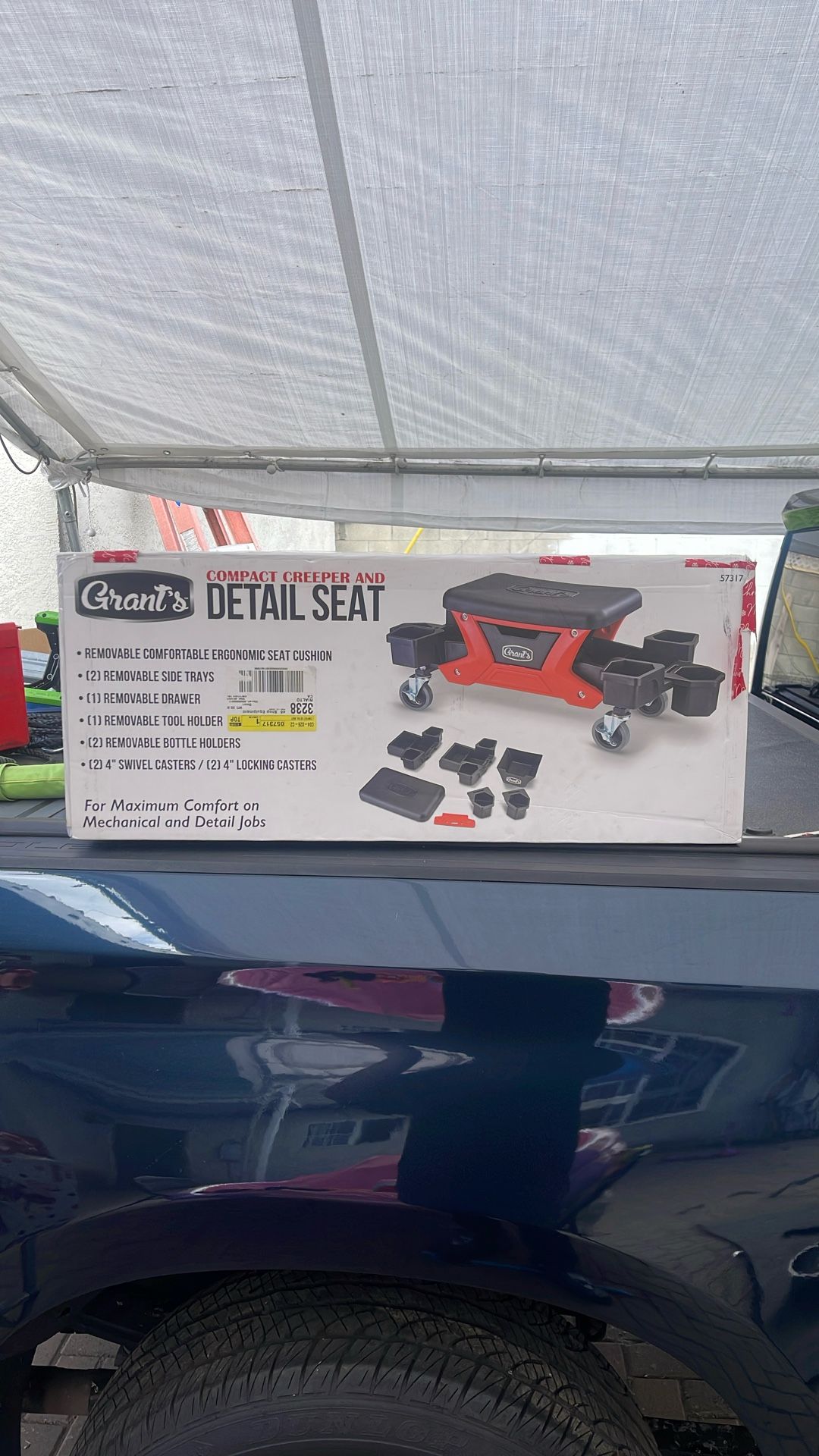 Compact Creeper & Detailing Seat β $60 (Both Included)