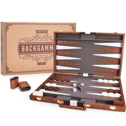 AMEROUS Classic Backgammon Set