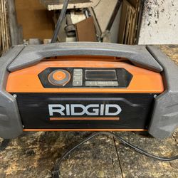 Rigid 18 Volt And Corded Radio 