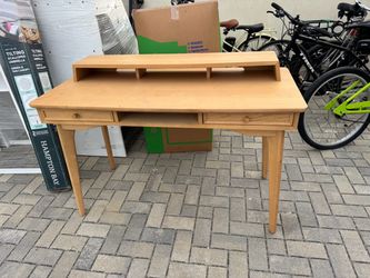 Light brown desk