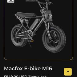 Macfox X1 M16 E-bike 