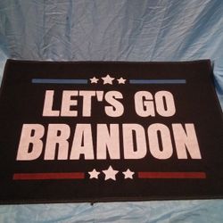 Brand New Let's Go Brandon Door Mat 