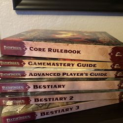 Pathfinder 2e (2nd Edition) Set Of 6 Core Books