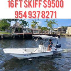 16 Ft Skiff Fishing Boat For Sale Call To Buy