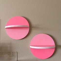 Pink Circle Shelves 