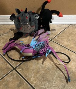 ACE Alpha Centauri Expeditions Avatar Dragon Rookery Purple Puppet Toy Working