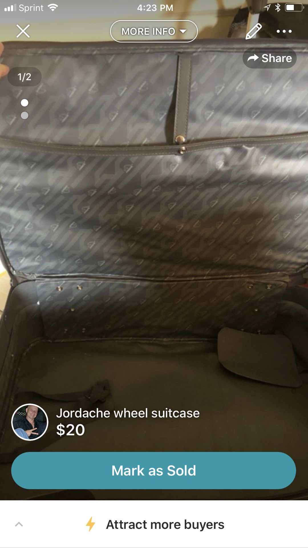 Jordache wheel suitcase