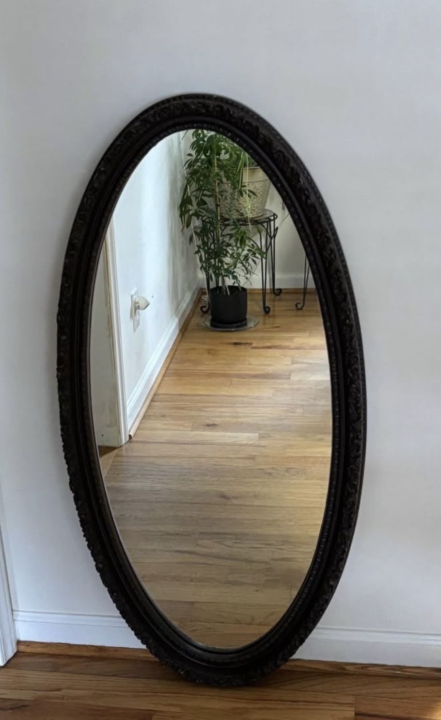 Gorgeous Antique Oval Mirror