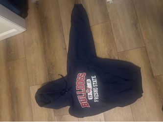 Navy Fresno state hoodie