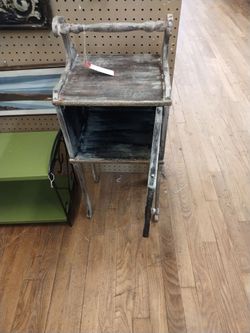 Wooden humidor table