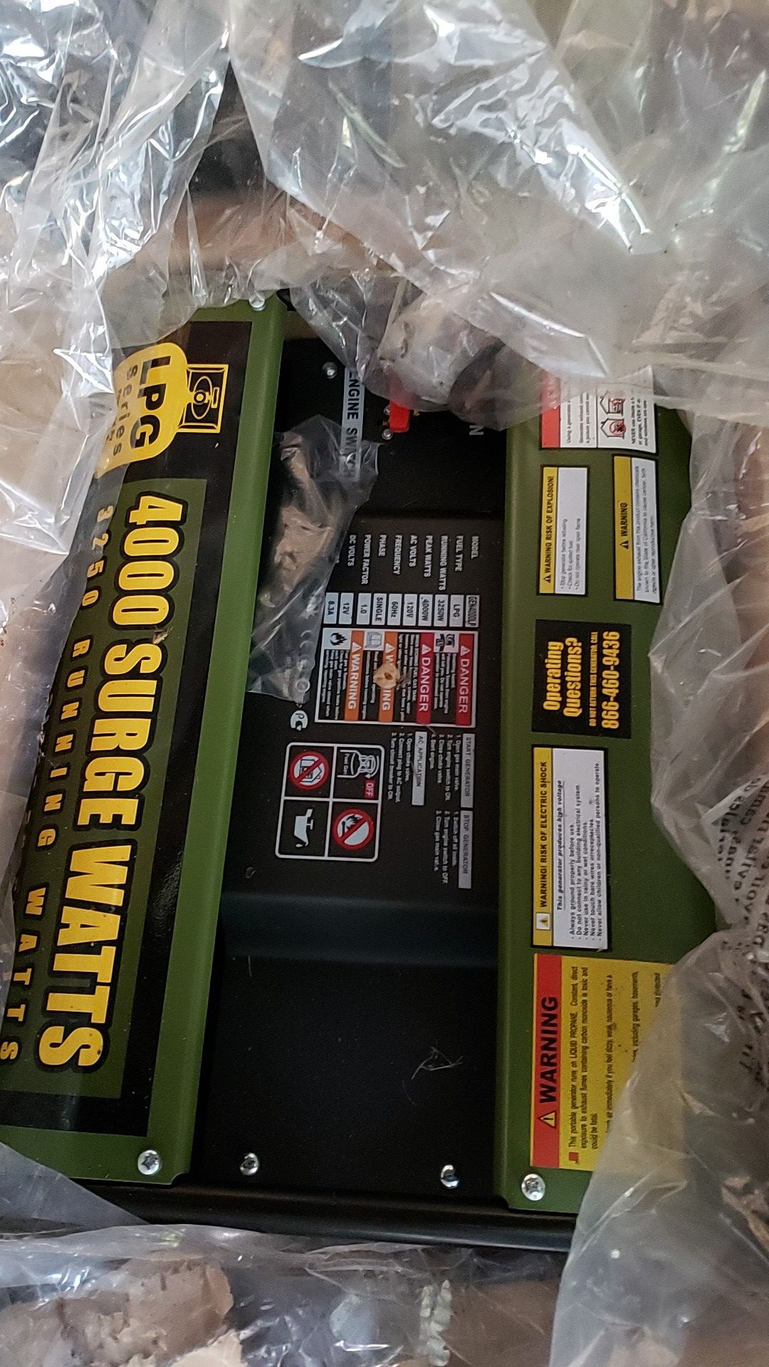 Generator for Propane gas