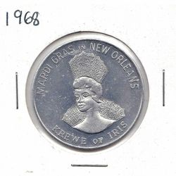 1968 Mardi Gras Krewe of Isis Coin/Token 