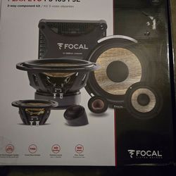 Focal PS 165 F3E 3-way component kit. High performance car audio speaker system