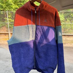 Purple, Gray, And Orange Jordan Jacket Xl