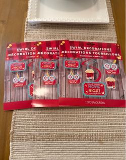 Popcorn party decorations