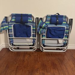 Tommy  Bahama  Beach Chairs And umbrella 