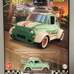 Hotwheels Premium Boulevard #97 60s Fiat 500 D Modificado 