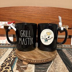 Rae Dunn Grill Master/Snoopy Mug