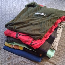 Pile of shirts
