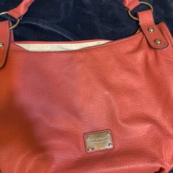 Orange Leather  Nine West Brand Asking $15
