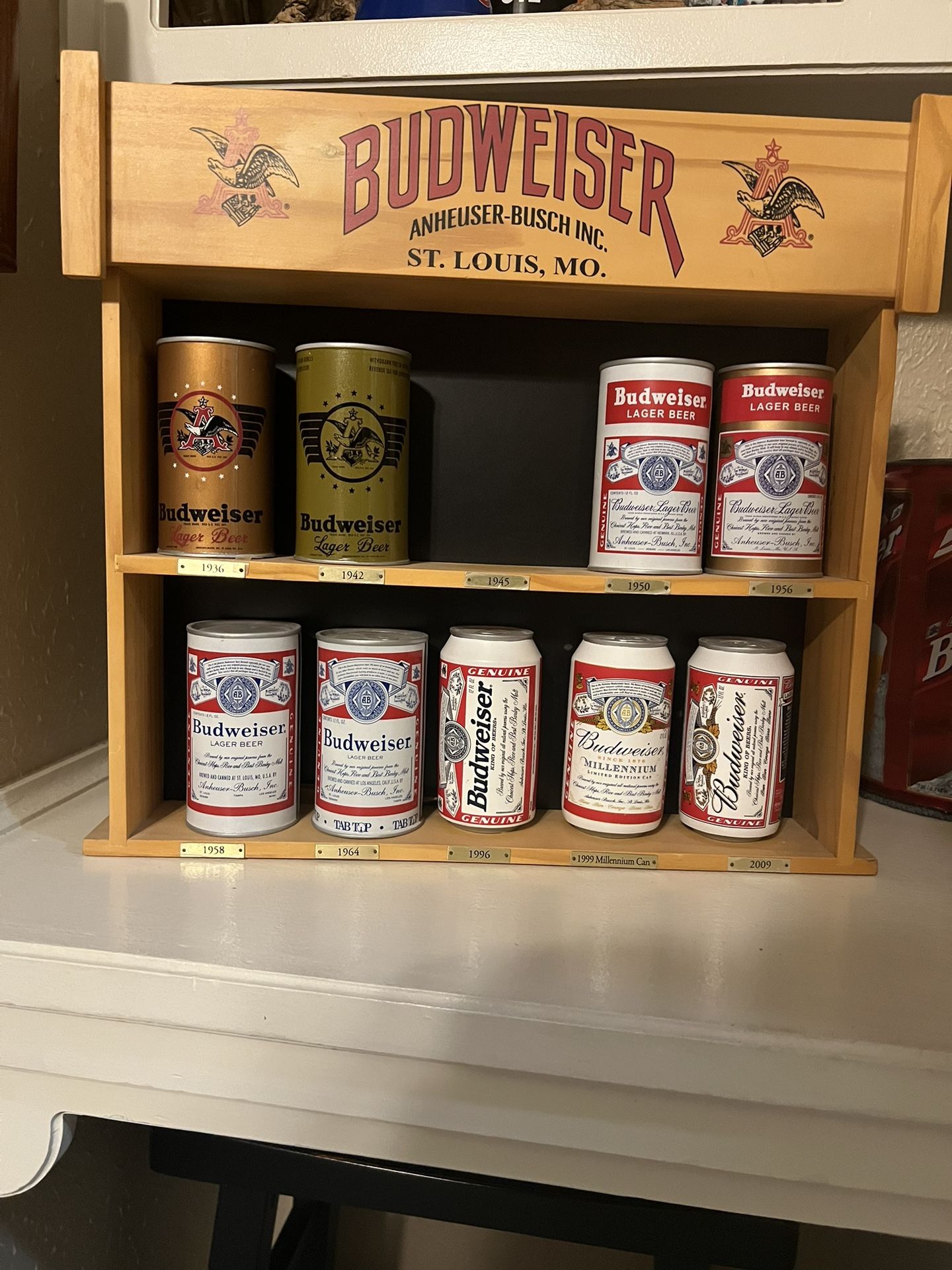 Budweiser Replica Cans