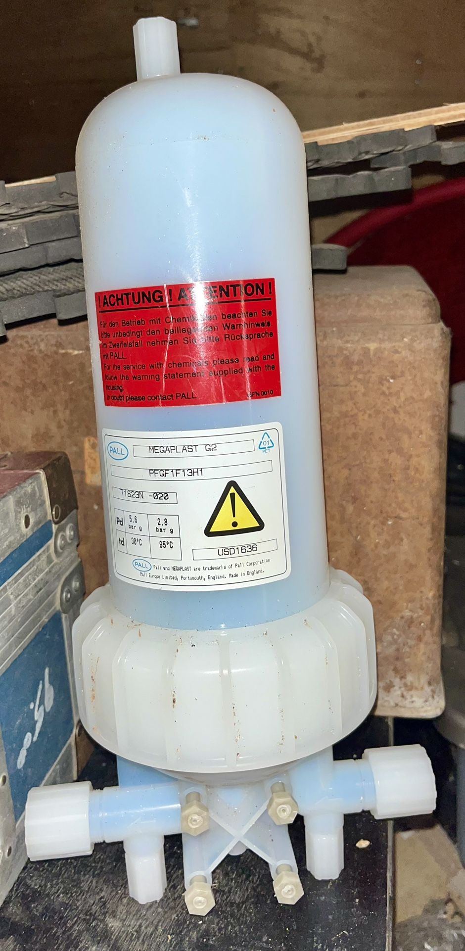PALL MEGAPLAST G2 (PFGF1F13H1) High Purity Fluid Filter Housing