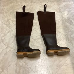 Hip Boots Size 9 Cabelas Brand With Felt Bottom 