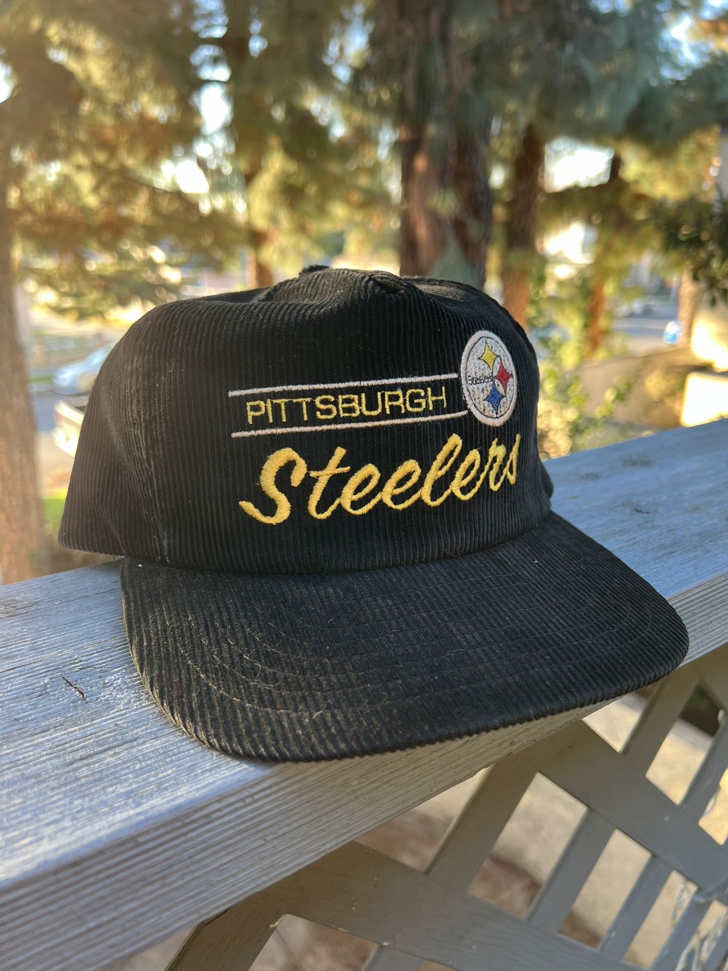 Vintage Steelers Corduroy SnapBack Hat for Sale in Irwindale, CA - OfferUp