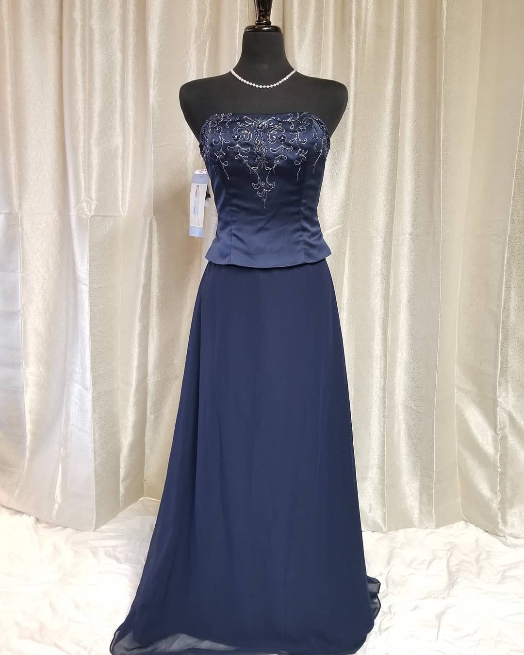 NAVY BLUE PROM , SPECIAL OCCASION, WEDDING, PARTY DRESS