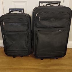 Lewis and Hyde Matching Black Luggage Set