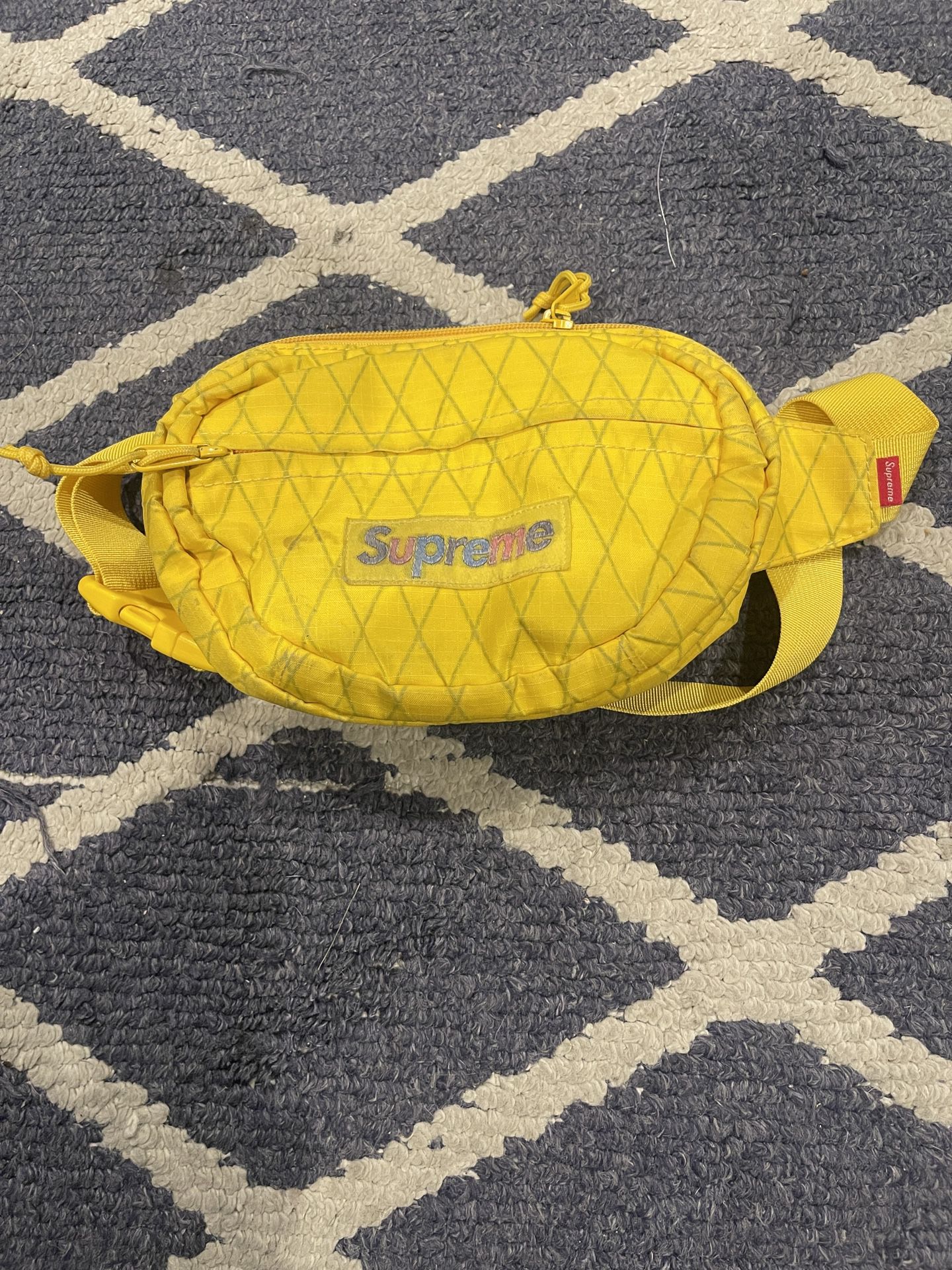 Supreme Yellow Fanny Pack