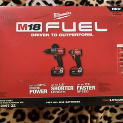 M18 Fuel 1/2 Hammer Drill Combo 
