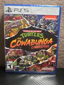 Hey, it’s never been used I’m asking$30 for Teenage Mutant Ninja Turtles Cowabunga Collection   for the PlayStation five it’s brand new it has 13 game