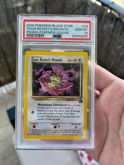 Pokémon Team Rocket’s Meowth Psa10