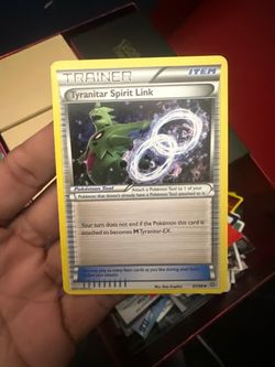 Tyrantar Spirit Link Mega Evolution Vintage Pokemon Card